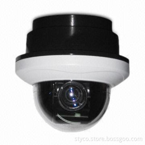 Speed Come Camera, 650TVL (Color) 700TVL (B/W), Auto Color to B/W with 255 Presets, 360° Pan